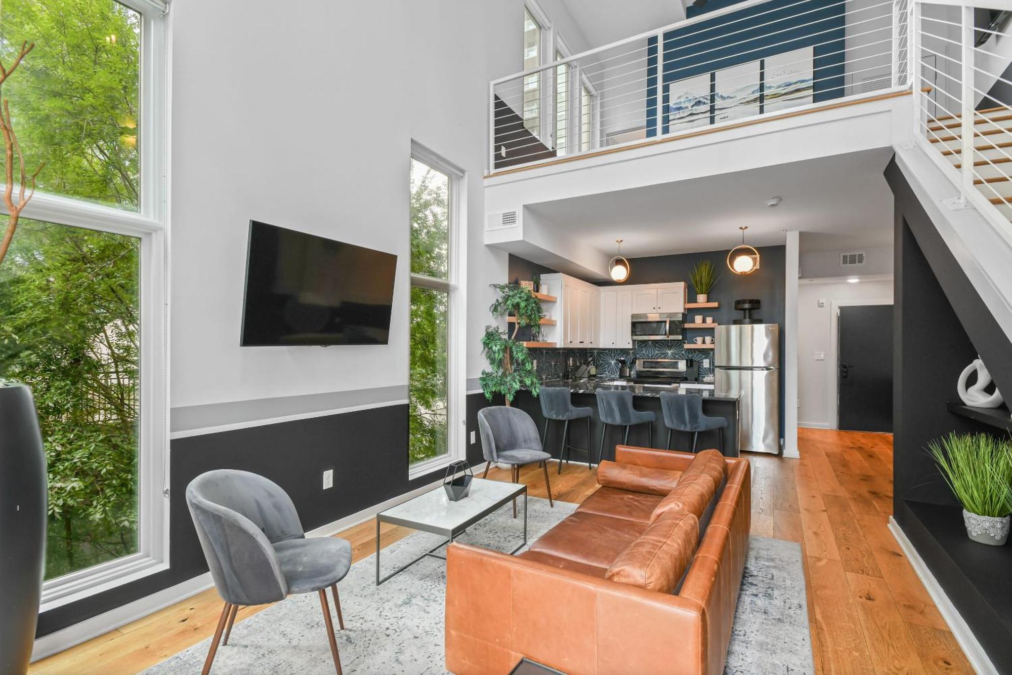 Stupendous Heart Of Piedmont Park Two Story Loft Apartment แอตแลนตา ภายนอก รูปภาพ