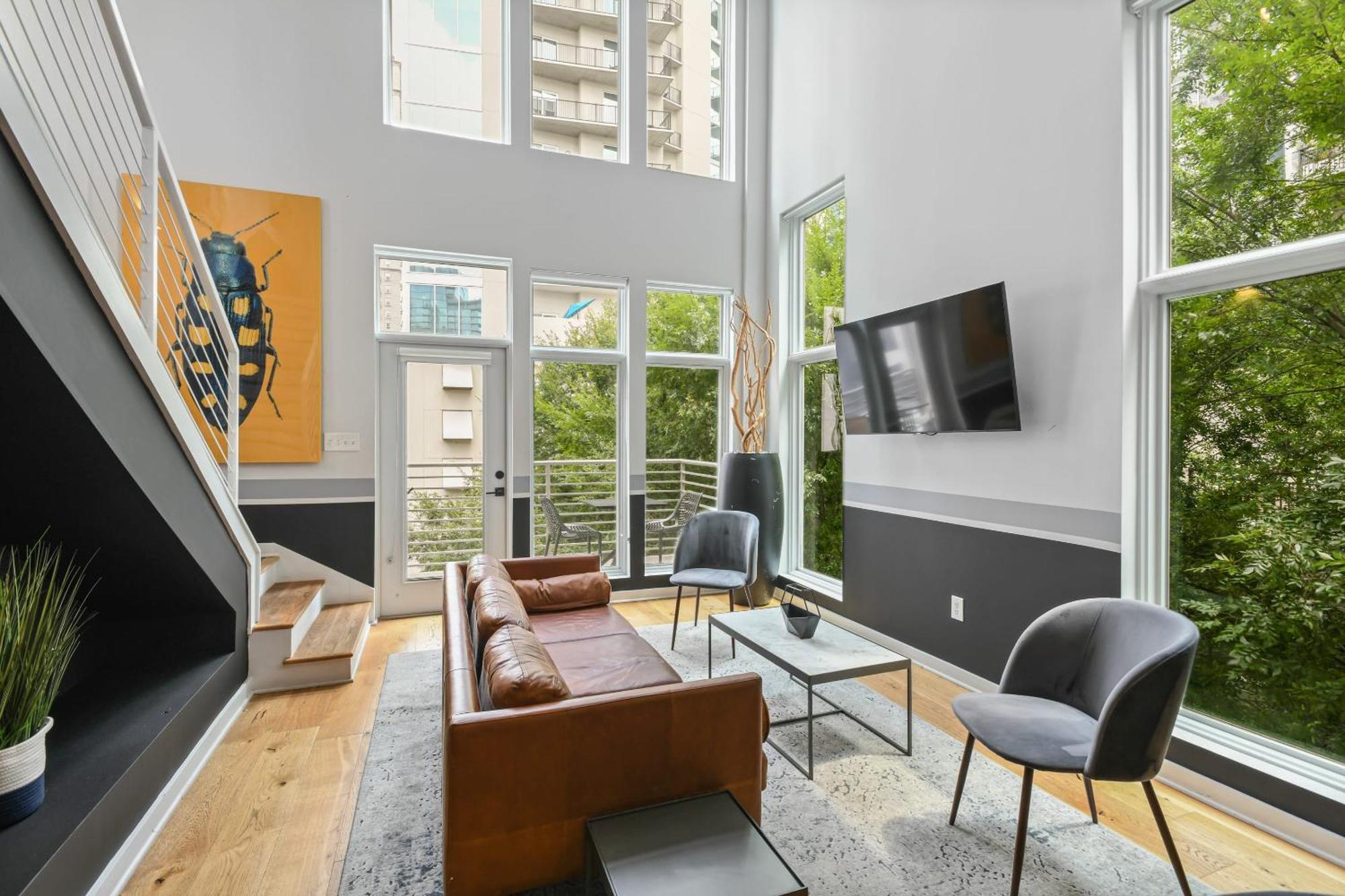 Stupendous Heart Of Piedmont Park Two Story Loft Apartment แอตแลนตา ภายนอก รูปภาพ
